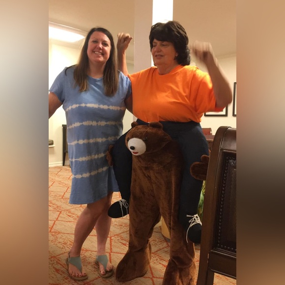 Spirit Teddy Bear Ride Along Carrying Person Halloween Costume One Size - Picture 3 of 14